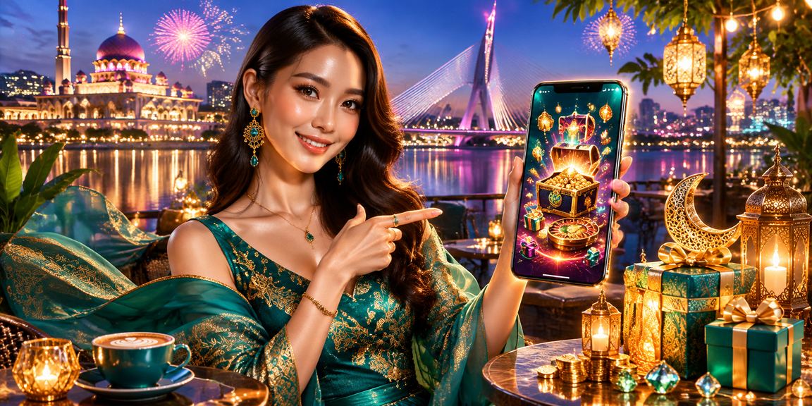 Pemain berbaju batik di Putrajaya mengakses kasino langsung gtr35 di telefon