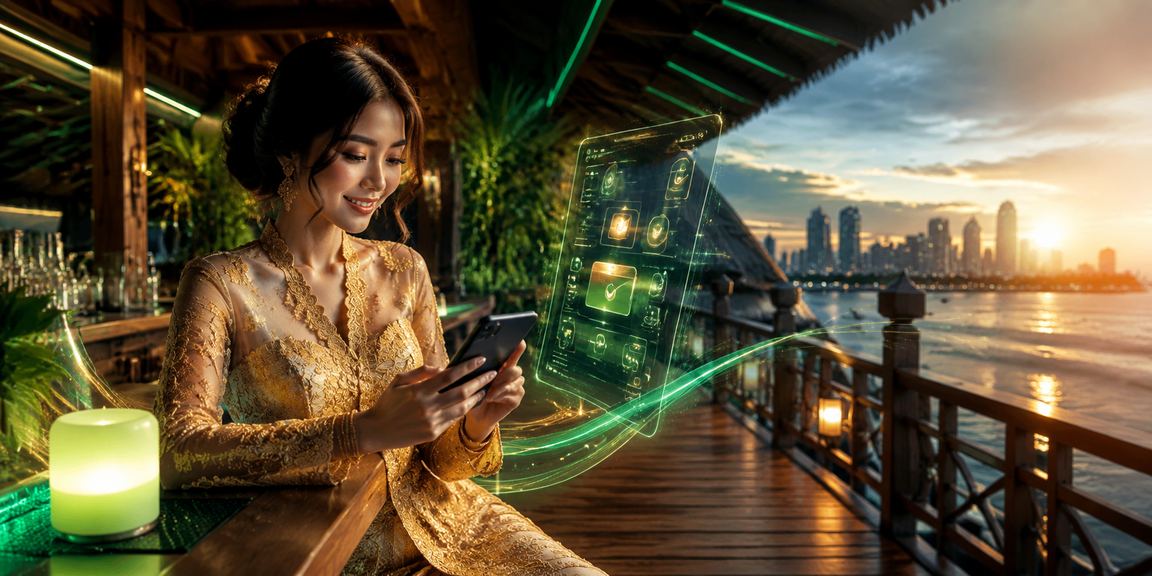 Pemain berbaju kebaya di Sabah menggunakan gtr35 untuk bertaruh sukan maya